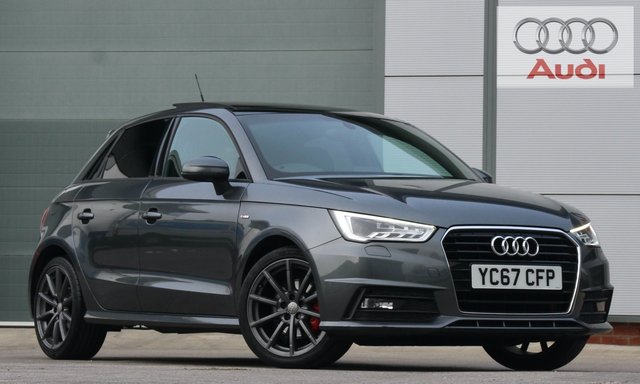 2017 67 Audi A1 1.6 SPORTBACK TDI S LINE 5d 114 BHP [ PANORAMIC SUNROOF ]
