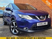 USED 2016 16 NISSAN QASHQAI 1.5 DCI N-TEC PLUS 5d 108 BHP HIGH SPEC - SAT NAV - DAB RADIO - CAMERA - PANORAMIC ROOF - BLUETOOTH