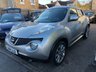 USED 2014 14 NISSAN JUKE 1.6 TEKNA 5d 117 BHP AUTOMATIC!!!, 1 FORMER KEEPER, LONG MOT WITH NO ADVISORIES!!!, TIMING CHAIN RUN ENGINE!!, GREAT SERVICE HISTORY,  CLIMATE CONTROL, MULTI FUNCTION STEERING WHEEL, CRUISE CONTROL, ELECTRIC WINDOWS AND POWER FOLDING MIRRORS, KEYLESS START AND ENTRY, PUSH START IGNITION, CD/RADIO/USB/AUX, AUTOMATIC LIGHTS AND WIPERS, BLUETOOTH PHONE CONNECTIVITY, 2 KEYS, SAT NAV, FRONT HEATED SEATS, FULL LEATHER INTERIOR, REVERSING CAMERA, REMOTE CENTRAL LOCKING, DAY TIME RUNNING LIGHTS, FRONT FOG LIGHTS AND DIAMOND