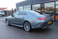 PRE-OWNED 2019 69 MERCEDES-BENZ CLS CLASS 2.9 CLS 400 D 4MATIC AMG LINE PREMIUM PLUS 4d 336 BHP Selenite Grey Metallic, Black Leather Interior, 20" AMG Alloys, 360 Cameras, Widescreen Cockpit, Command Satalite Navigation, Bluetooth, DAB, Apple CarPlay, Smartphone Integration, Burmister Premium Speaker System, Electric Glass Sunroof, Heated Seats, Cruise ControlSunroof, AMG Body styling, Ambient Lighting, Adaptive LED Headlights, Keyless Go. Sun Protection Glazing, 2 Keys and Book Pack, Full Mercedes Service History.