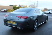 PRE-OWNED 2019 69 MERCEDES-BENZ CLS CLASS 2.9 CLS 400 D 4MATIC AMG LINE PREMIUM PLUS 4d 336 BHP Selenite Grey Metallic, Black Leather Interior, 20" AMG Alloys, 360 Cameras, Widescreen Cockpit, Command Satalite Navigation, Bluetooth, DAB, Apple CarPlay, Smartphone Integration, Burmister Premium Speaker System, Electric Glass Sunroof, Heated Seats, Cruise ControlSunroof, AMG Body styling, Ambient Lighting, Adaptive LED Headlights, Keyless Go. Sun Protection Glazing, 2 Keys and Book Pack, Full Mercedes Service History.