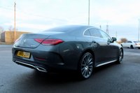 PRE-OWNED 2019 69 MERCEDES-BENZ CLS CLASS 2.9 CLS 400 D 4MATIC AMG LINE PREMIUM PLUS 4d 336 BHP Selenite Grey Metallic, Black Leather Interior, 20" AMG Alloys, 360 Cameras, Widescreen Cockpit, Command Satalite Navigation, Bluetooth, DAB, Apple CarPlay, Smartphone Integration, Burmister Premium Speaker System, Electric Glass Sunroof, Heated Seats, Cruise ControlSunroof, AMG Body styling, Ambient Lighting, Adaptive LED Headlights, Keyless Go. Sun Protection Glazing, 2 Keys and Book Pack, Full Mercedes Service History.