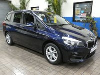 USED 2019 19 BMW 2 SERIES 1.5 218I SE GRAN TOURER 5d 139 BHP 7 SEATS SAT NAV PARKING SENSORS 1 OWNER 6 MONTHS GOLD WARRANTY