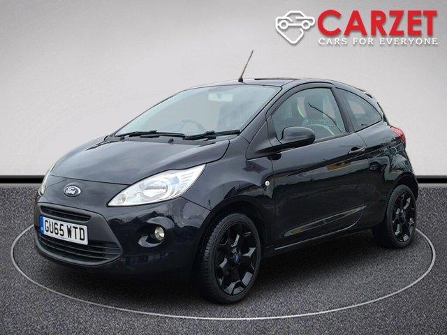 2015 65 Ford Ka 1.2 ZETEC BLACK EDITION 3d 69 BHP