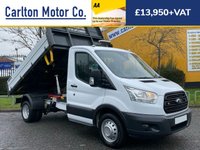 USED 2016 66 FORD TRANSIT 350 L2 TDCi 125 TIPPER [ ONE STOP ] DRW  Fully Documented Service History
