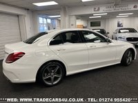 USED 2016 16 MERCEDES-BENZ C-CLASS 2.1 C220 D AMG LINE 4d  UK DELIVERY FLAT FEE &pound;175*OVER 100 IMAGES ON OUR WEBSITE*BESPOKE FINANCE ARRANGED*PART EXCHANGE WELCOME*ALL VEHICLES HPI CLEAR