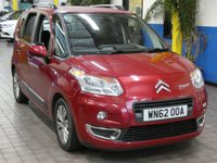 USED 2012 62 CITROEN C3 PICASSO 1.6 EXCLUSIVE HDI 5d 91 BHP &pound;30 ROAD TAX CRUISE RADIO CD PARKING SENSORS 2 OWNERS SERVICE HISTORY