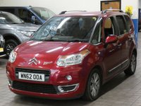 USED 2012 62 CITROEN C3 PICASSO 1.6 EXCLUSIVE HDI 5d 91 BHP &pound;30 ROAD TAX CRUISE RADIO CD PARKING SENSORS 2 OWNERS SERVICE HISTORY