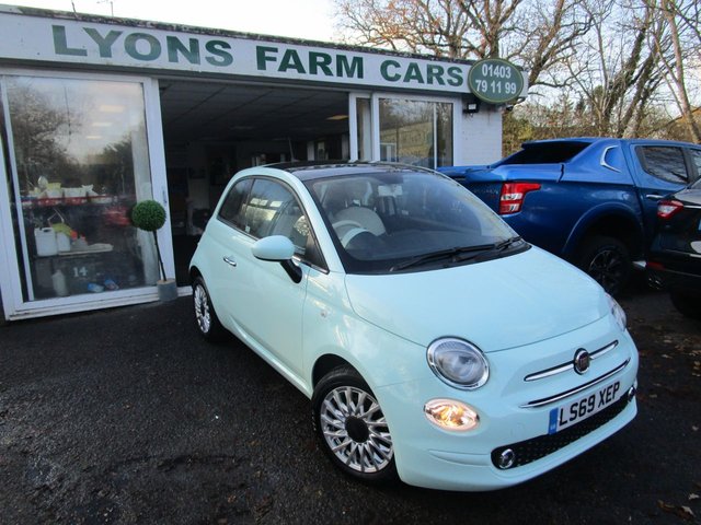 2019 69 Fiat 500 1.2 LOUNGE 3d 69 BHP NEW SHAPE *7