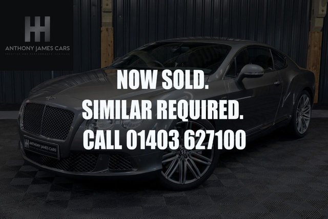 2012 62 Bentley Continental 6.0 GT SPEED 2d 616 BHP