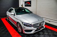 USED 2018 18 MERCEDES-BENZ C-CLASS 2.1 C 220 D 4MATIC AMG LINE PREMIUM PLUS 4d 170 BHP REV CAM +19 INCH ALLOYS+ KEYLESS