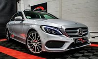USED 2018 18 MERCEDES-BENZ C-CLASS 2.1 C 220 D 4MATIC AMG LINE PREMIUM PLUS 4d 170 BHP REV CAM +19 INCH ALLOYS+ KEYLESS