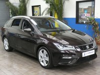 USED 2018 68 SEAT LEON 2.0 TSI FR SPORT DSG 5d 188 BHP SAT NAV PART LEATHER CRUISE PARKING SENSORS 6 MONTHS GOLD WARRANTY