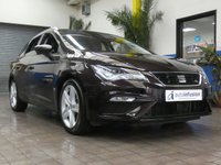 USED 2018 68 SEAT LEON 2.0 TSI FR SPORT DSG 5d 188 BHP SAT NAV PART LEATHER CRUISE PARKING SENSORS 6 MONTHS GOLD WARRANTY