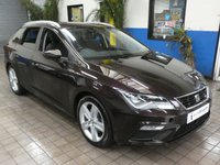 USED 2018 68 SEAT LEON 2.0 TSI FR SPORT DSG 5d 188 BHP SAT NAV PART LEATHER CRUISE PARKING SENSORS 6 MONTHS GOLD WARRANTY