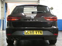 USED 2018 68 SEAT LEON 2.0 TSI FR SPORT DSG 5d 188 BHP SAT NAV PART LEATHER CRUISE PARKING SENSORS 6 MONTHS GOLD WARRANTY