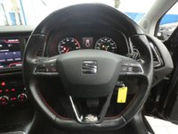 USED 2018 68 SEAT LEON 2.0 TSI FR SPORT DSG 5d 188 BHP SAT NAV PART LEATHER CRUISE PARKING SENSORS 6 MONTHS GOLD WARRANTY