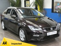 USED 2018 68 SEAT LEON 2.0 TSI FR SPORT DSG 5d 188 BHP SAT NAV PART LEATHER CRUISE PARKING SENSORS 6 MONTHS GOLD WARRANTY