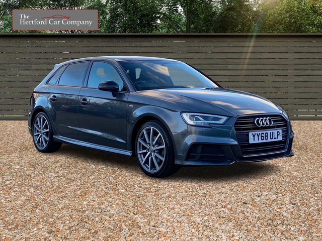2019 68 Audi A3 1.5 SPORTBACK TFSI BLACK EDITION 5d 148 BHP