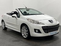 USED 2011 11 PEUGEOT 207 1.6 HDI CC GT 2d 112 BHP Striking Bianca White, Full Extended Black Leather Interior, Cruise Control , Multi Function Steering Wheel