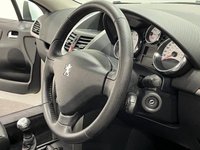 USED 2011 11 PEUGEOT 207 1.6 HDI CC GT 2d 112 BHP Striking Bianca White, Full Extended Black Leather Interior, Cruise Control , Multi Function Steering Wheel