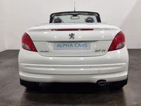 USED 2011 11 PEUGEOT 207 1.6 HDI CC GT 2d 112 BHP Striking Bianca White, Full Extended Black Leather Interior, Cruise Control , Multi Function Steering Wheel