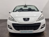 USED 2011 11 PEUGEOT 207 1.6 HDI CC GT 2d 112 BHP Striking Bianca White, Full Extended Black Leather Interior, Cruise Control , Multi Function Steering Wheel
