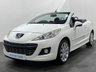 USED 2011 11 PEUGEOT 207 1.6 HDI CC GT 2d 112 BHP Striking Bianca White, Full Extended Black Leather Interior, Cruise Control , Multi Function Steering Wheel