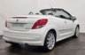 USED 2011 11 PEUGEOT 207 1.6 HDI CC GT 2d 112 BHP Striking Bianca White, Full Extended Black Leather Interior, Cruise Control , Multi Function Steering Wheel