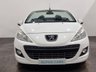 USED 2011 11 PEUGEOT 207 1.6 HDI CC GT 2d 112 BHP Striking Bianca White, Full Extended Black Leather Interior, Cruise Control , Multi Function Steering Wheel