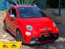USED 2017 67 ABARTH 500 1.4 595 TURISMO 3d 162 BHP HUGE SPEC 2017/67 ABARTH 595 TOURISMO 3DR - SAT NAV - 2 FORMER KEEPERS - 17 INCH UPGRADE ALLOYS - FULL BLACK LEATHER -  RACING COCKPIT