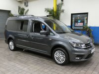 USED 2018 18 VOLKSWAGEN CADDY MAXI 2.0 C20 LIFE TDI 5d 101 BHP WAV VEHICLE WHEEL CHAIR ACCESS 5 SEATS AIR CON CRUISE PARKING SENSORS