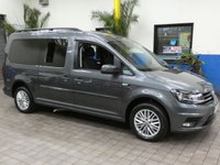 USED 2018 18 VOLKSWAGEN CADDY MAXI 2.0 C20 LIFE TDI 5d 101 BHP WAV VEHICLE WHEEL CHAIR ACCESS 5 SEATS AIR CON CRUISE PARKING SENSORS