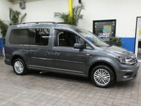 USED 2018 18 VOLKSWAGEN CADDY MAXI 2.0 C20 LIFE TDI 5d 101 BHP WAV VEHICLE WHEEL CHAIR ACCESS 5 SEATS AIR CON CRUISE PARKING SENSORS