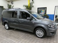 USED 2018 18 VOLKSWAGEN CADDY MAXI 2.0 C20 LIFE TDI 5d 101 BHP WAV VEHICLE WHEEL CHAIR ACCESS 5 SEATS AIR CON CRUISE PARKING SENSORS