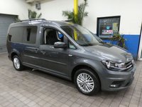 USED 2018 18 VOLKSWAGEN CADDY MAXI 2.0 C20 LIFE TDI 5d 101 BHP WAV VEHICLE WHEEL CHAIR ACCESS 5 SEATS AIR CON CRUISE PARKING SENSORS