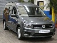 USED 2018 18 VOLKSWAGEN CADDY MAXI 2.0 C20 LIFE TDI 5d 101 BHP WAV VEHICLE WHEEL CHAIR ACCESS 5 SEATS AIR CON CRUISE PARKING SENSORS