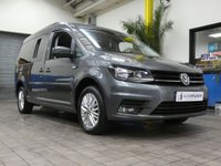 USED 2018 18 VOLKSWAGEN CADDY MAXI 2.0 C20 LIFE TDI 5d 101 BHP WAV VEHICLE WHEEL CHAIR ACCESS 5 SEATS AIR CON CRUISE PARKING SENSORS