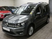 USED 2018 18 VOLKSWAGEN CADDY MAXI 2.0 C20 LIFE TDI 5d 101 BHP WAV VEHICLE WHEEL CHAIR ACCESS 5 SEATS AIR CON CRUISE PARKING SENSORS