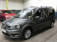 USED 2018 18 VOLKSWAGEN CADDY MAXI 2.0 C20 LIFE TDI 5d 101 BHP WAV VEHICLE WHEEL CHAIR ACCESS 5 SEATS AIR CON CRUISE PARKING SENSORS