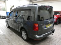 USED 2018 18 VOLKSWAGEN CADDY MAXI 2.0 C20 LIFE TDI 5d 101 BHP WAV VEHICLE WHEEL CHAIR ACCESS 5 SEATS AIR CON CRUISE PARKING SENSORS