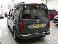 USED 2018 18 VOLKSWAGEN CADDY MAXI 2.0 C20 LIFE TDI 5d 101 BHP WAV VEHICLE WHEEL CHAIR ACCESS 5 SEATS AIR CON CRUISE PARKING SENSORS