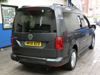 USED 2018 18 VOLKSWAGEN CADDY MAXI 2.0 C20 LIFE TDI 5d 101 BHP WAV VEHICLE WHEEL CHAIR ACCESS 5 SEATS AIR CON CRUISE PARKING SENSORS