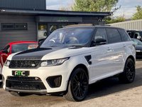 USED 2016 16 LAND ROVER RANGE ROVER SPORT 5.0 V8 SVR 5d 543 BHP **Yulong Pearl White - Stunning Example** 