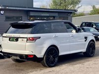 USED 2016 16 LAND ROVER RANGE ROVER SPORT 5.0 V8 SVR 5d 543 BHP **Yulong Pearl White - Stunning Example** 