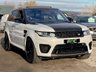 USED 2016 16 LAND ROVER RANGE ROVER SPORT 5.0 V8 SVR 5d 543 BHP **Yulong Pearl White - Stunning Example** 