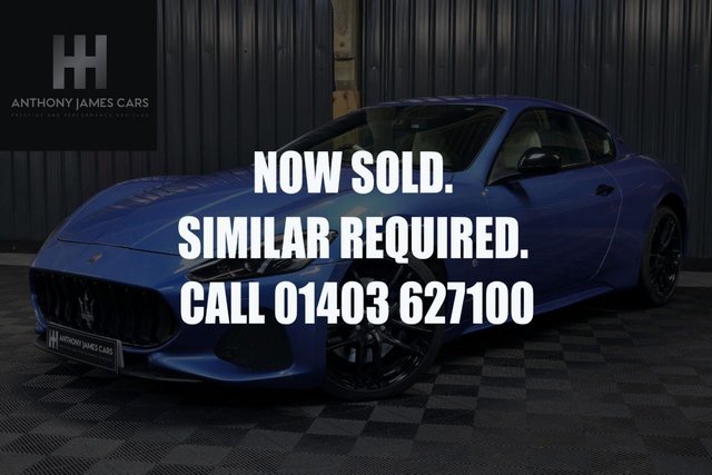 2020 20 Maserati Granturismo 4.7 SPORT 2d 454 BHP