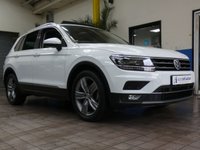 USED 2019 19 VOLKSWAGEN TIGUAN 1.5 SEL TSI EVO DSG 5d 148 BHP SAT NAV PANORAMIC SUNROOF PARKING SENSORS 1 OWNER 6 MONTHS GOLD WARRANTY