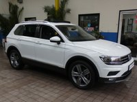 USED 2019 19 VOLKSWAGEN TIGUAN 1.5 SEL TSI EVO DSG 5d 148 BHP SAT NAV PANORAMIC SUNROOF PARKING SENSORS 1 OWNER 6 MONTHS GOLD WARRANTY