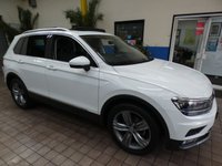 USED 2019 19 VOLKSWAGEN TIGUAN 1.5 SEL TSI EVO DSG 5d 148 BHP SAT NAV PANORAMIC SUNROOF PARKING SENSORS 1 OWNER 6 MONTHS GOLD WARRANTY